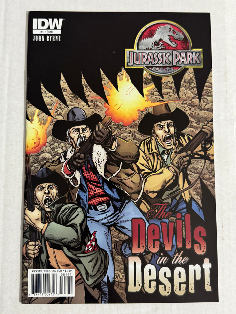 JURASSIC PARK The Devils In The Desert #1 NM- John Byrne Cover