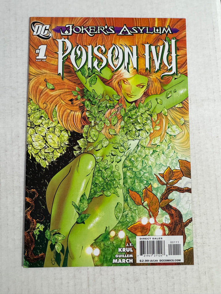 JOKER'S ASYLUM POISON IVY #1 NM Guillem March Cover