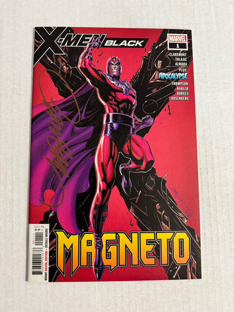 X-MEN BLACK MAGNETO NM J Scott Campbell Cover SIGNED