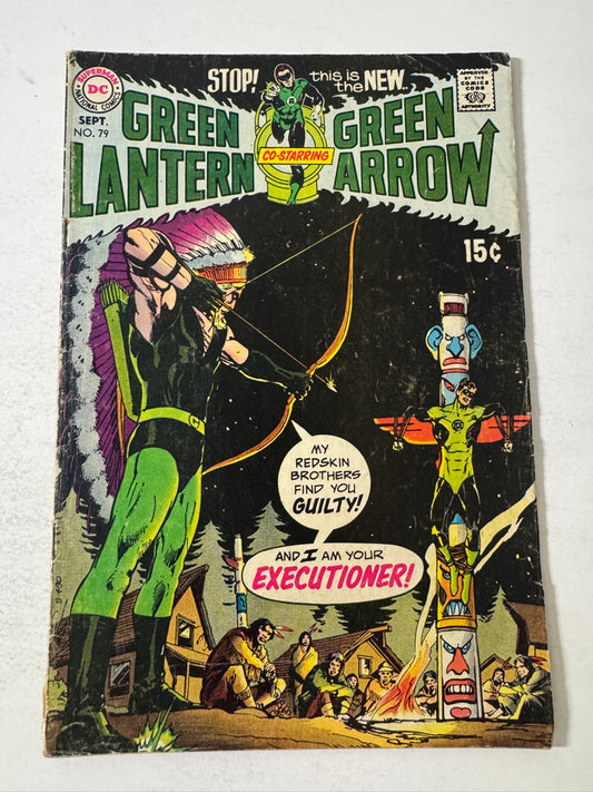 GREEN LANTERN GREEN ARROW #79 GD/VG Neal Adams Cover