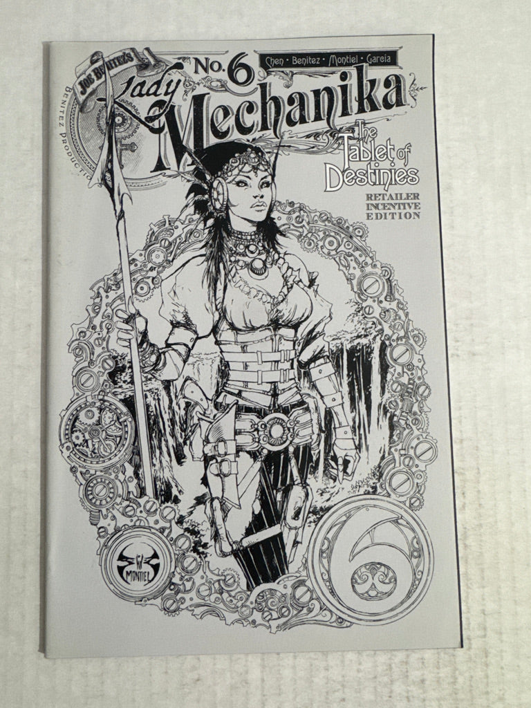LADY MECHANIKA The Tablet of Destiny #6  1:10 Joe Benitez Variant