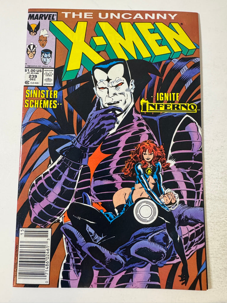 UNCANNY X-MEN #239 VF+ NEWSSTAND