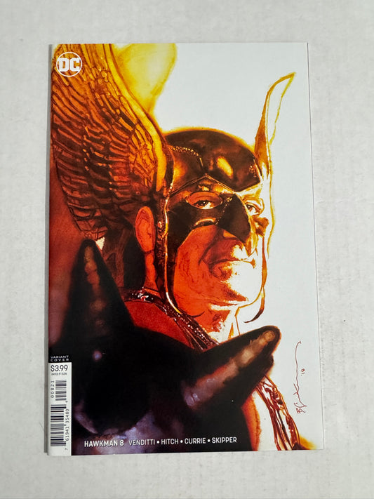 HAWKMAN #8 Vol 5 NM Bill Sienkiewicz Variant