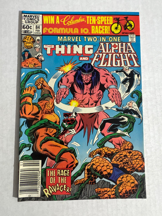 MARVEL TWO-IN-ONE #84 VF NEWSSTAND
