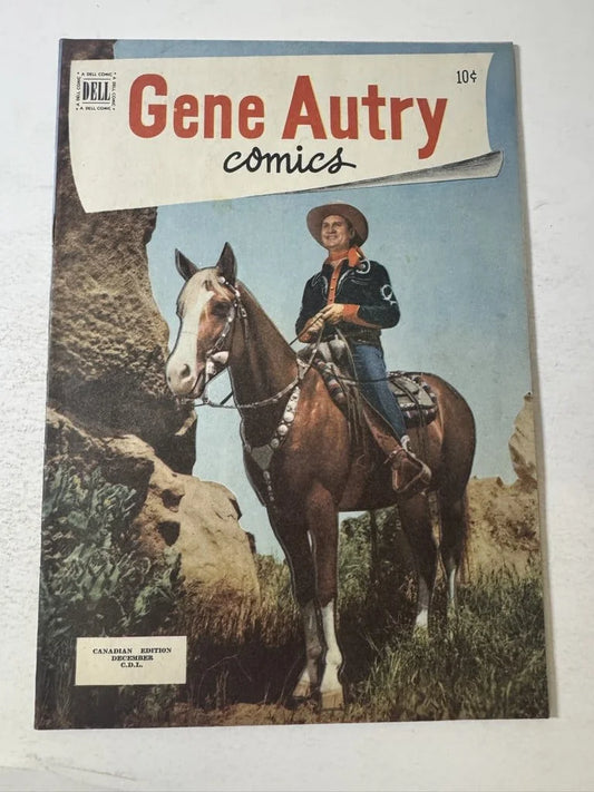 GENE AUTRY COMICS #34 FN Canadian Edition