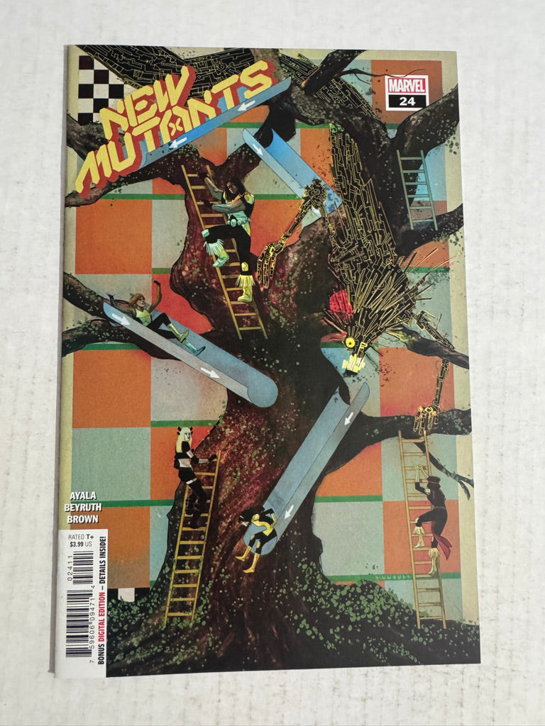 NEW MUTANTS #24 Vol 4 NM Martin Simmonds Cover