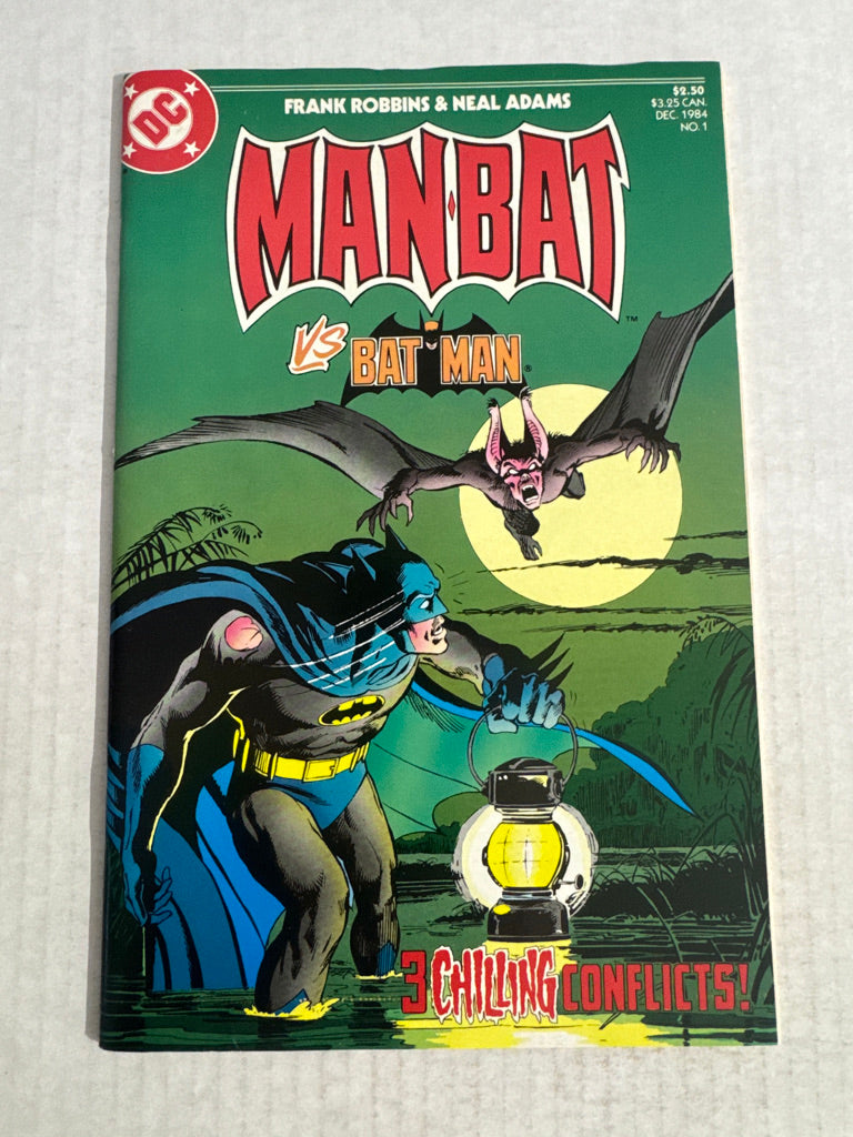 MAN-BAT VS BATMAN #1 Neal Adams Cover