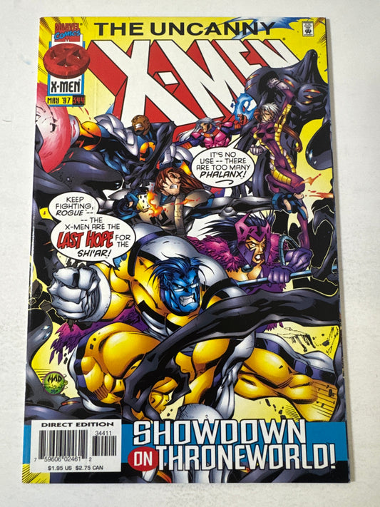 UNCANNY X-MEN #344 VF/NM Joe Madureira Cover