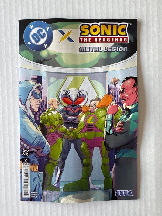 DC X SONIC THE HEDGEHOG Metal Legion #2 NM