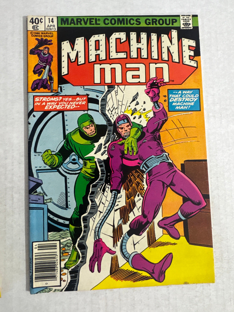 MACHINE MAN #14 FN John Byrne Cover