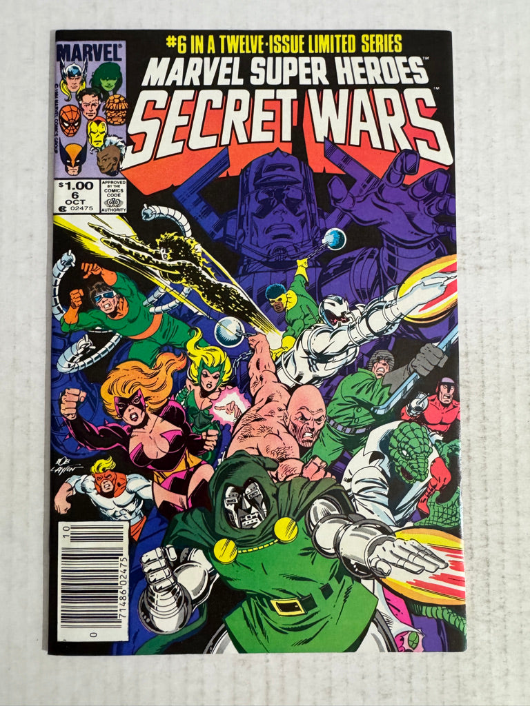 MARVEL SUPER HEROES SECRET WARS #6 NM- CANADIAN PRICE VARIANT