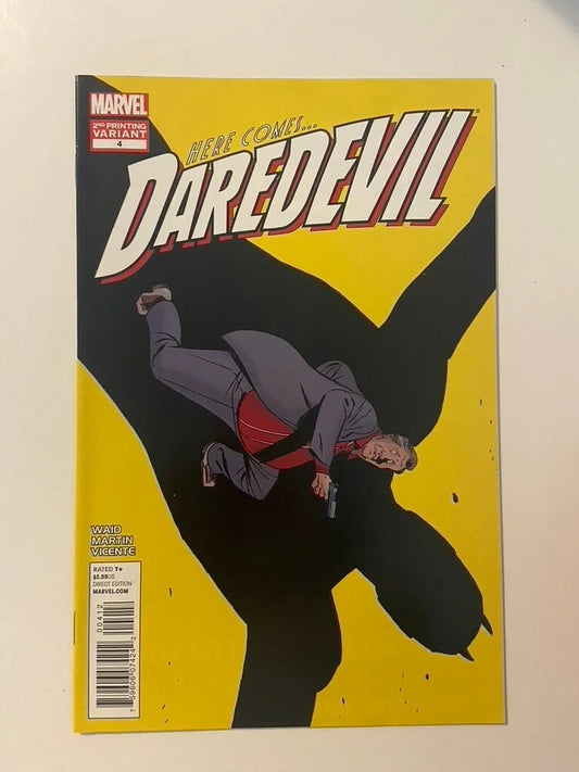 DAREDEVIL #4 Vol 3 NM- 2nd Print Variant