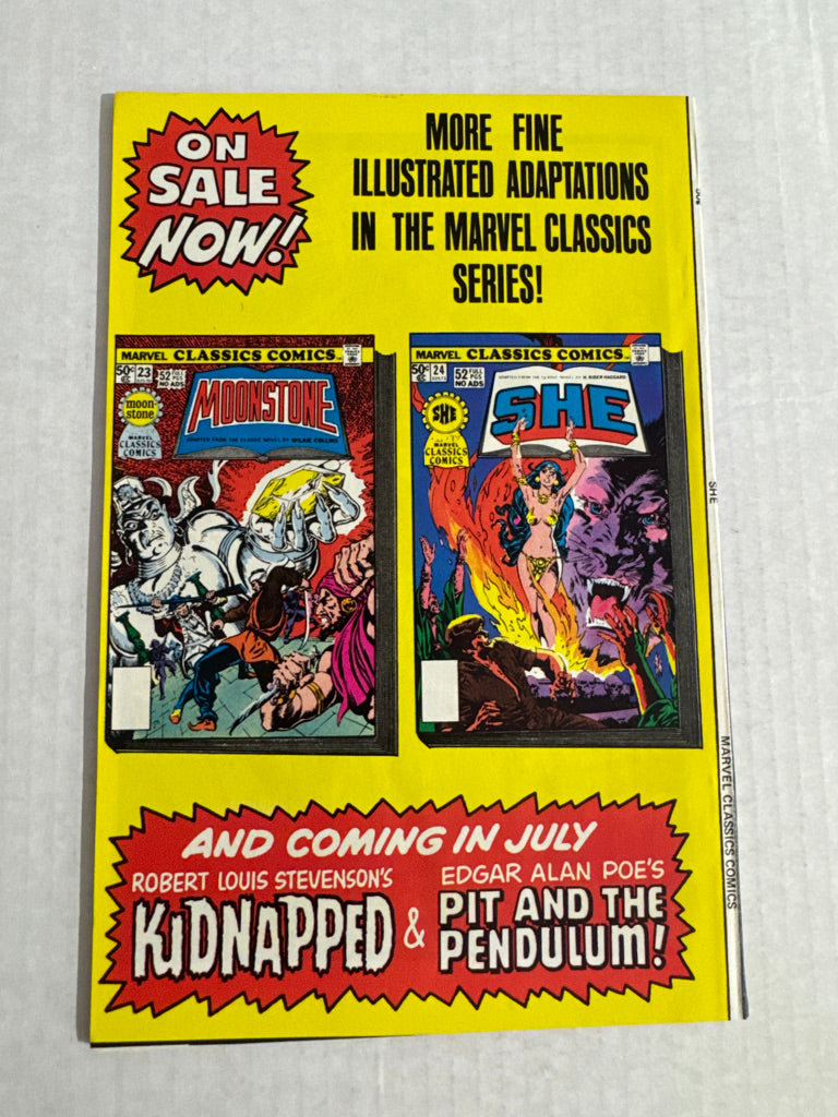 MARVEL CLASSICS COMICS She #24 NM