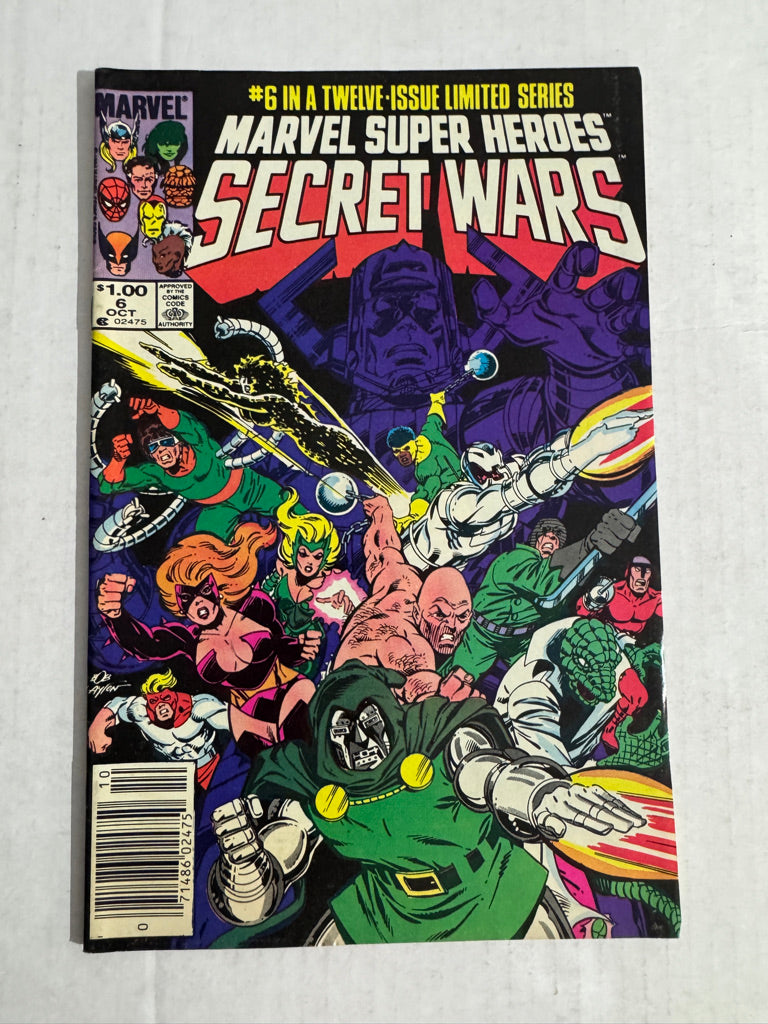 MARVEL SUPER HEROES SECRET WARS #6 VF CANADIAN PRICE VARIANT