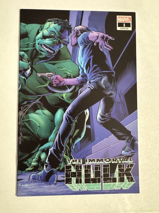 IMMORTAL HULK #1 NM- 2nd Print Wrap Variant