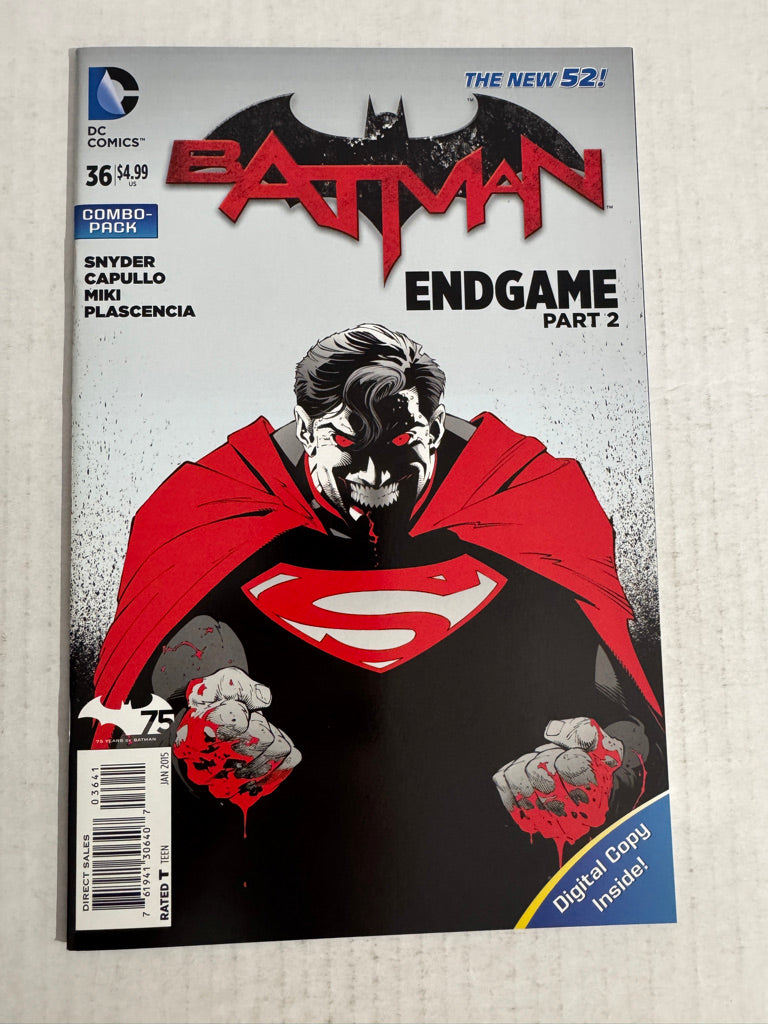 BATMAN #36 Vol 2 NM Greg Capullo Combo Pack Variant