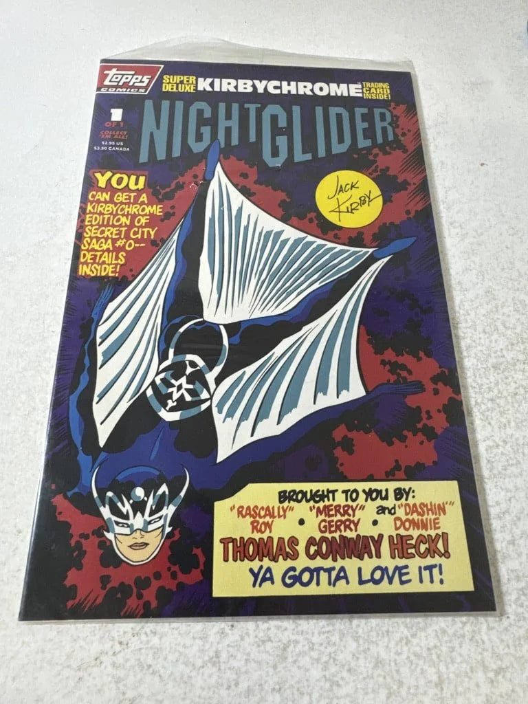 NIGHT GLIDER #1 NM- Jack Kirby Cover