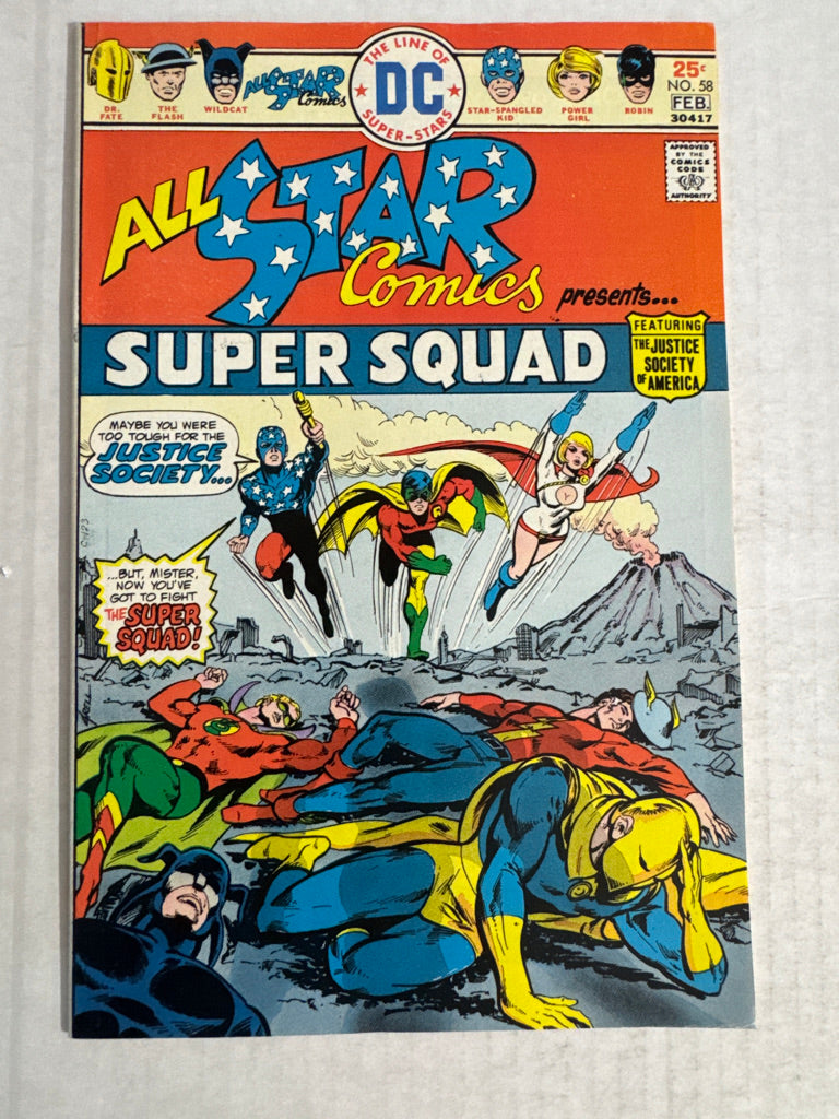 ALL STAR COMICS #58 VF- 1ST APPEARANCE