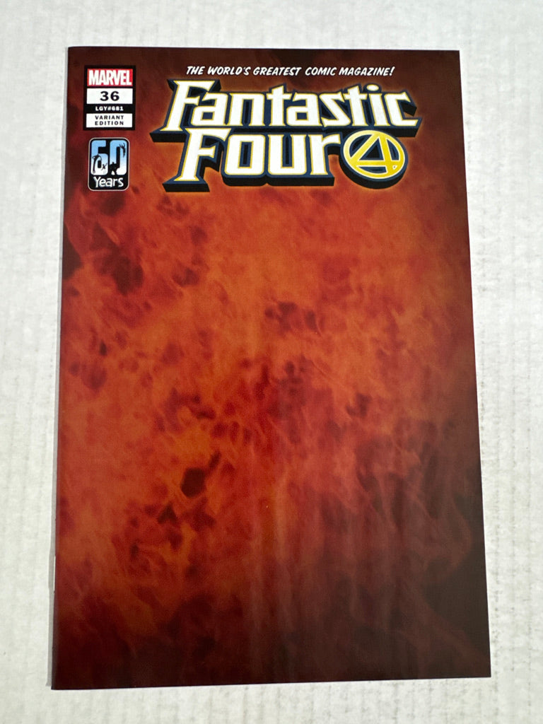 FANTASTIC FOUR #36 Vol 6 NM Flame Burst Variant
