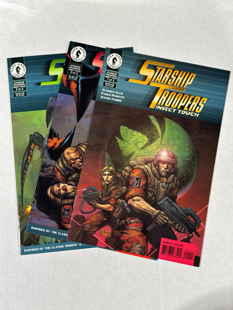 STARSHIP TROOPERS Insect Touch #1-3 NM SET