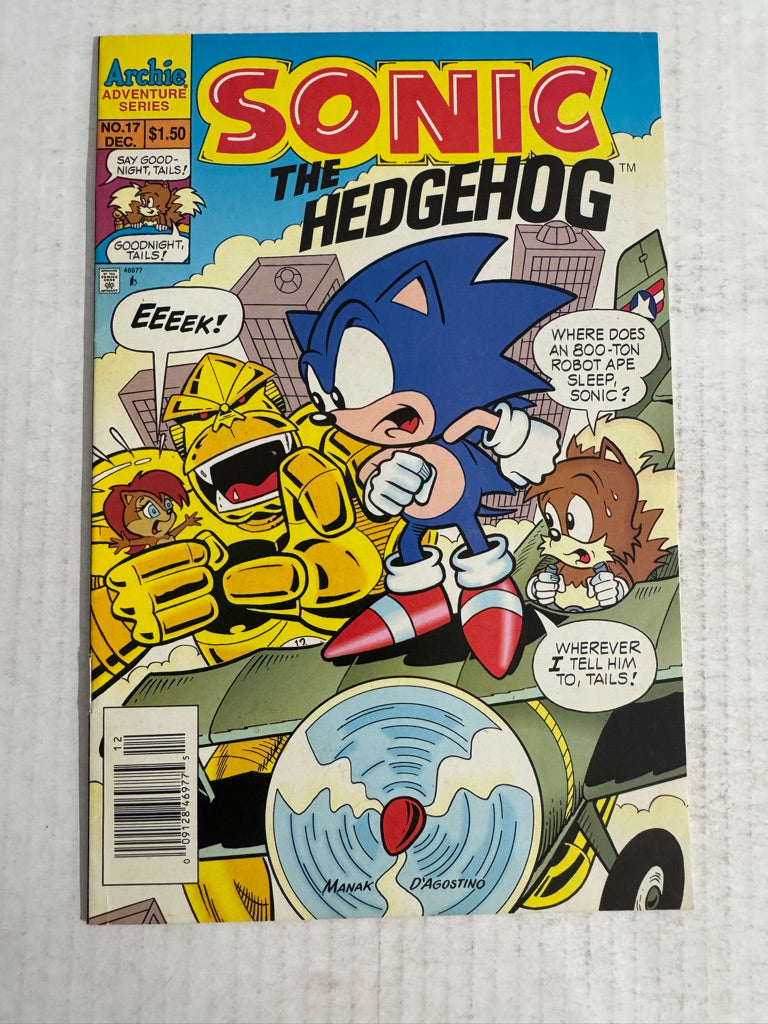 SONIC THE HEDGEHOG #17 VF- NEWSSTAND
