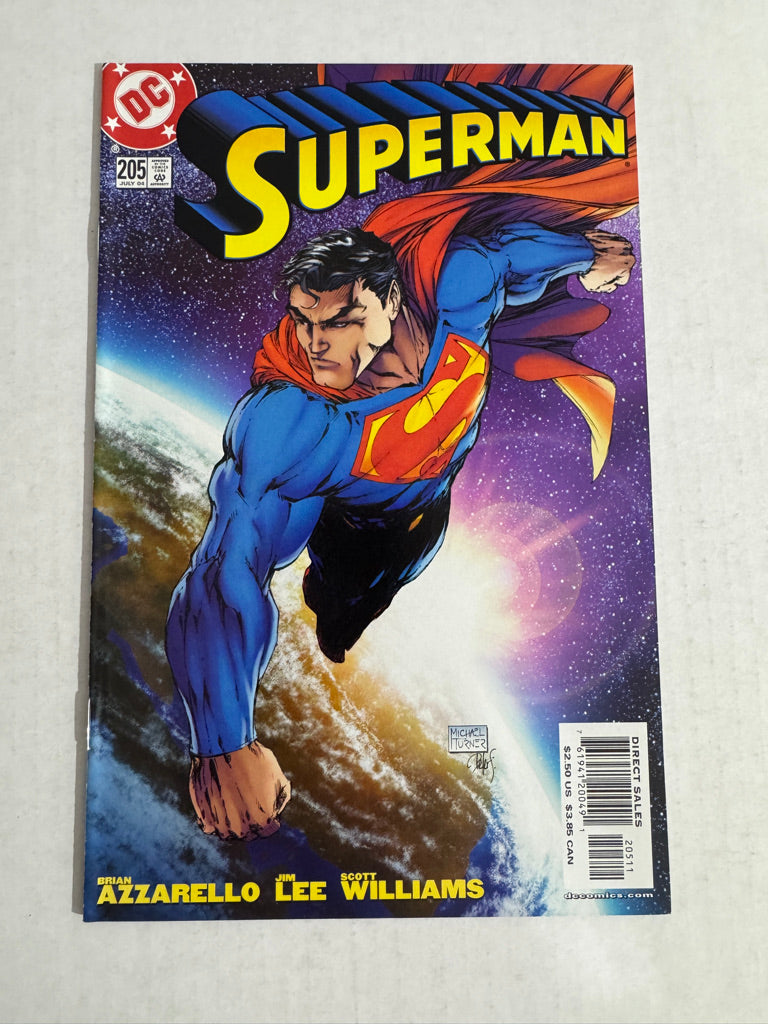 SUPERMAN #205 Vol 2 Michael Turner Variant