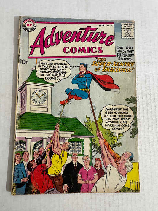 ADVENTURE COMICS #252 GD- 1ST APPEARANCE