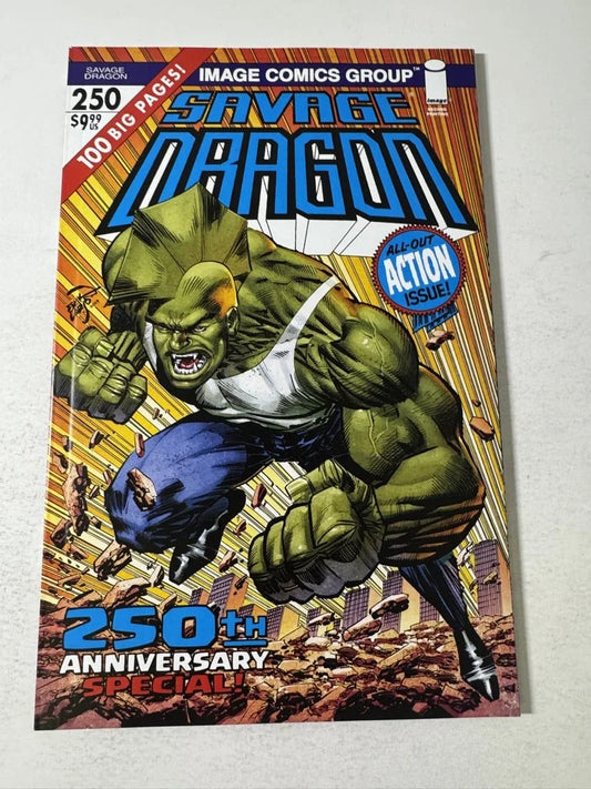 SAVAGE DRAGON #250 Vol 2 NM 2nd PRint Erik Larsen Variant