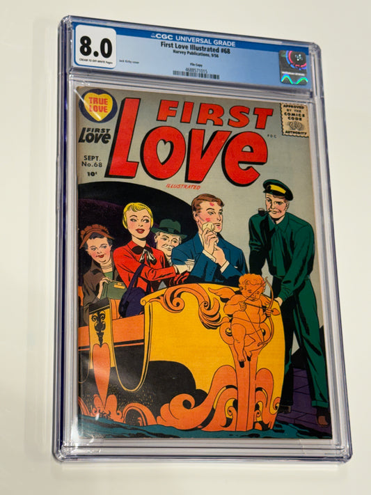 FIRST LOVE MAGAZINE #68 CGC 8.0 Jack Kirby Cover