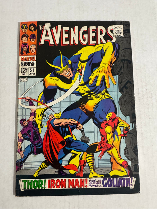 AVENGERS #51 VG+