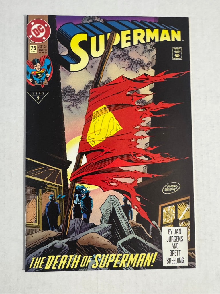 SUPERMAN #75 Vol 2 NM- Standard Edition