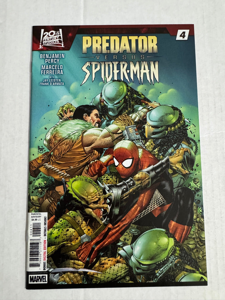 PREDATOR VERSUS SPIDER-MAN #4 NM