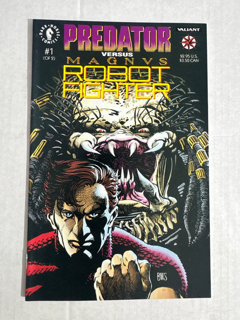 PREDATOR VERSUS MAGNUS ROBOT FIGHTER #1 NM Barry Windsor-Smith Cover