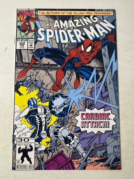 AMAZING SPIDER-MAN #359 NM- 1ST APPEARANCE