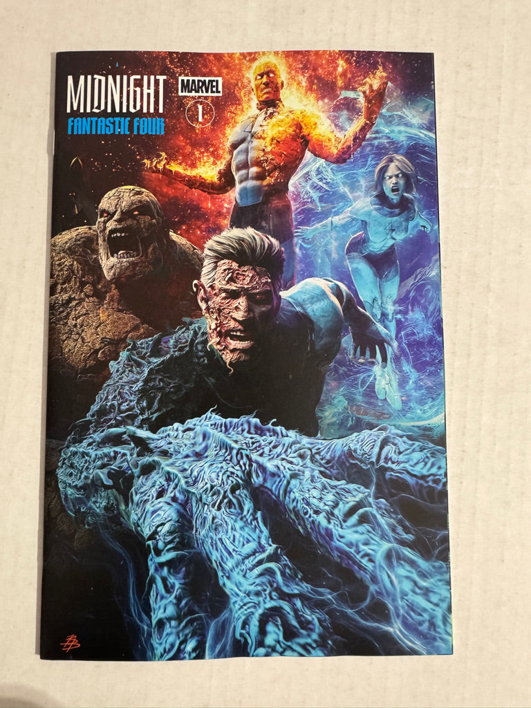 MIDNIGHT FANTASTIC FOUR #1 NM NYCC Bjorn Barends Variant LTD 1000