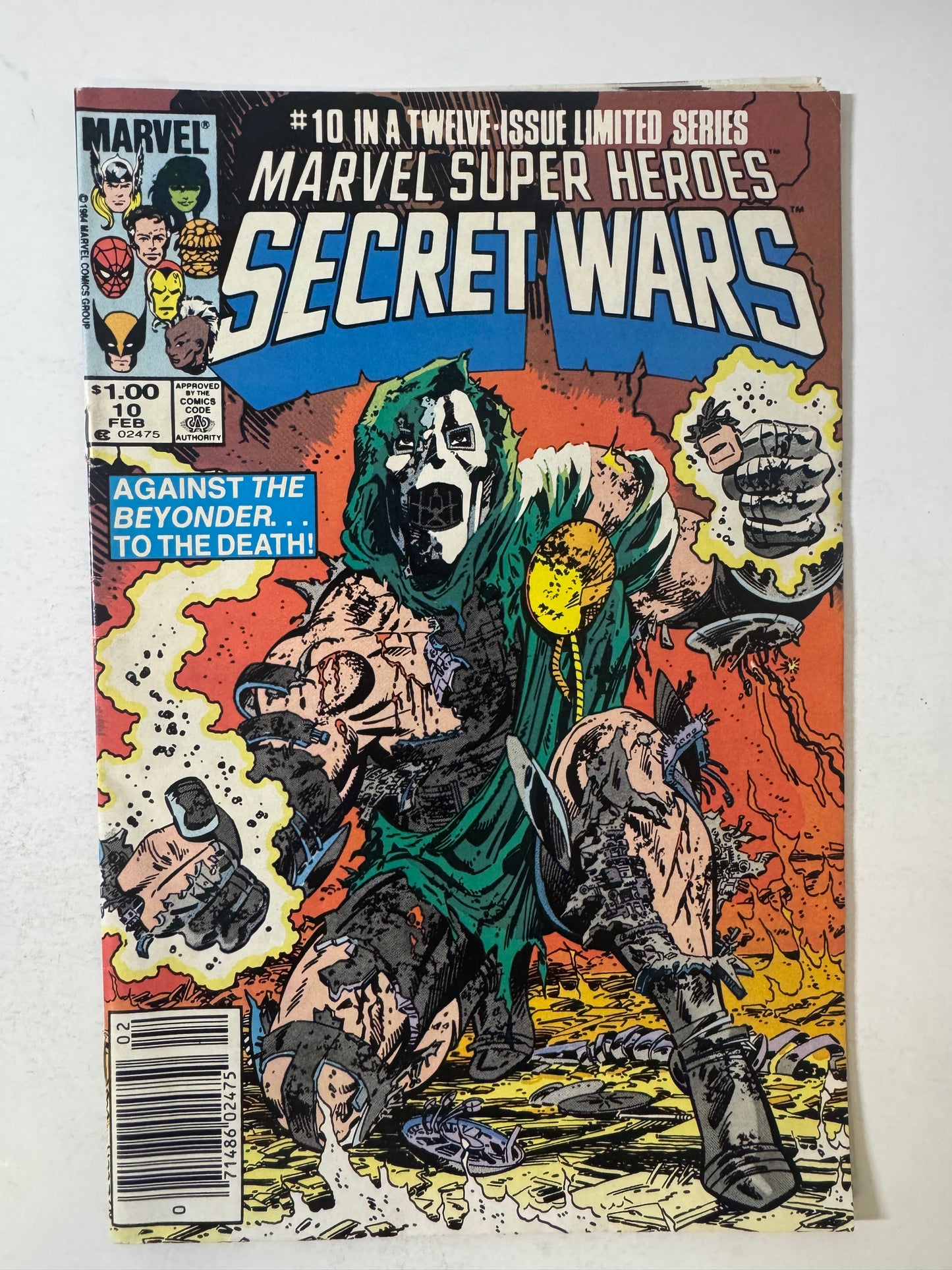 MARVEL SUPER HEROES SECRET WARS #10 VG+ CANADIAN PRICE VARIANT