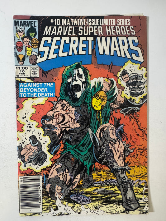 MARVEL SUPER HEROES SECRET WARS #10 VG+ CANADIAN PRICE VARIANT