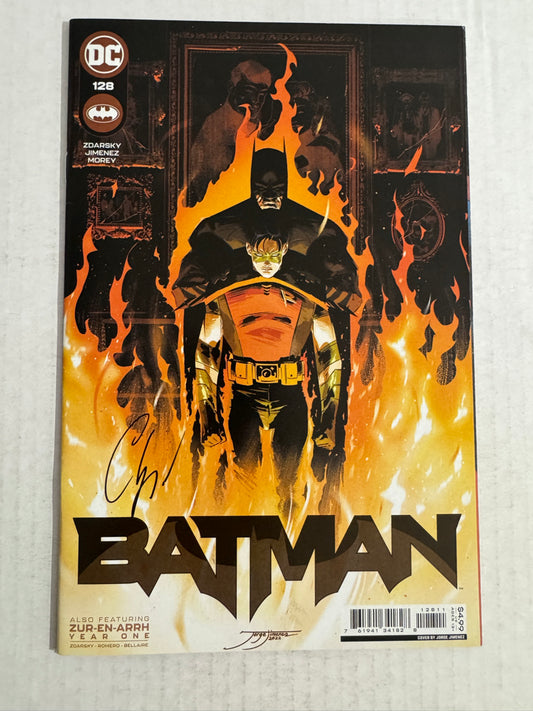 BATMAN #128 Vol 3 NM- Jorge Jimenez Cover SIGNED by Chip Zdarsky