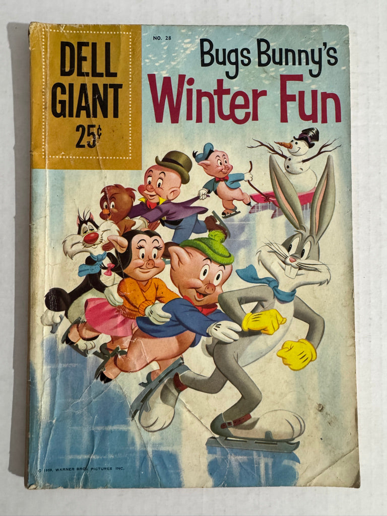 DELL GIANTS: BUGS BUNNY'S WINTER FUN #28 GD
