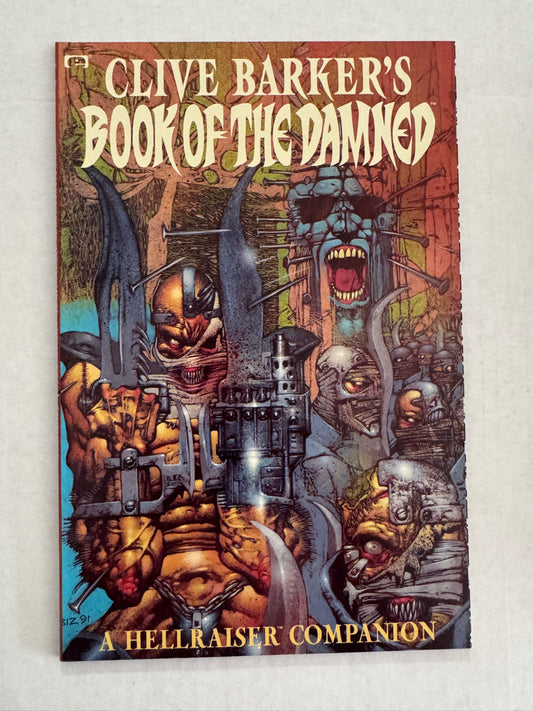 CLIVE BARKER'S BOOK OF THE DAMNED A Hellraiser Companion NM Simon Bisley Cover