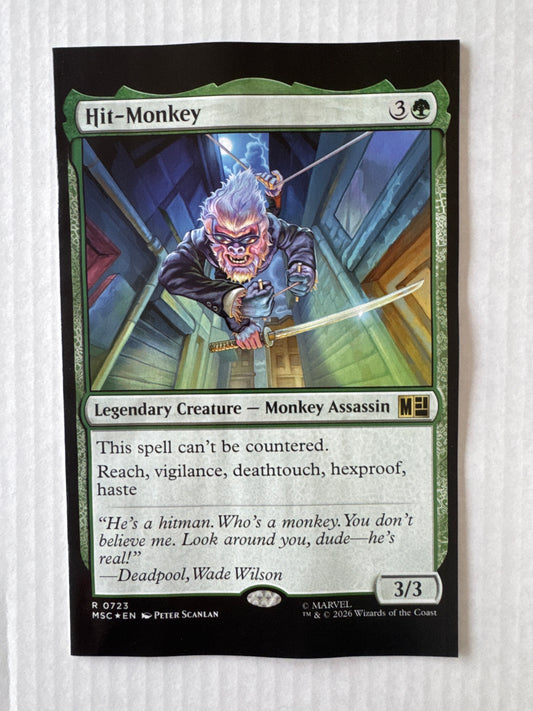 WADE WILSON DEADPOOL #5 NM Magic The Gathering Variant
