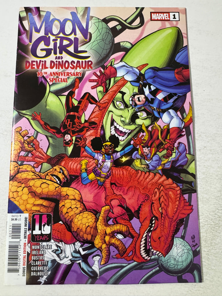MOON GIRL & DEVIL DINOSAUR 10th ANNIVERSARY SPECIAL #1 NM