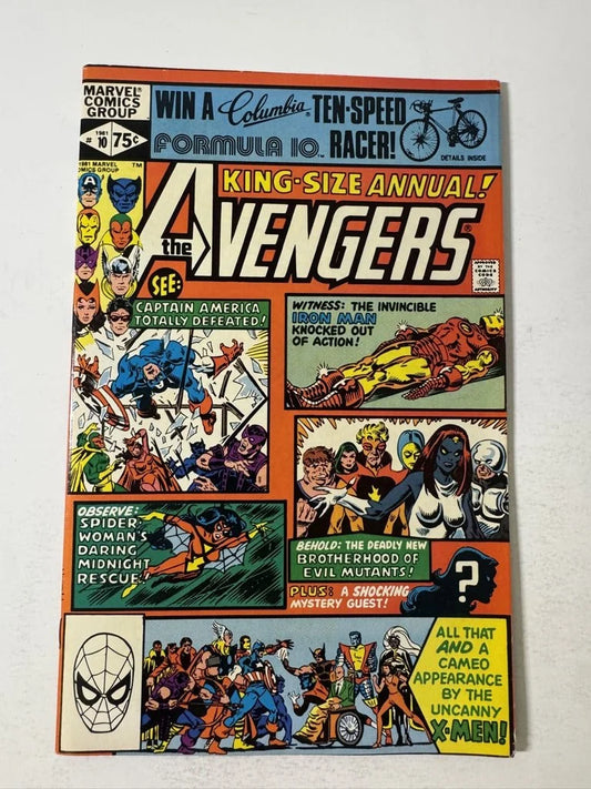 AVENGERS ANNUAL #10 VF+ 1ST APPEARANCE