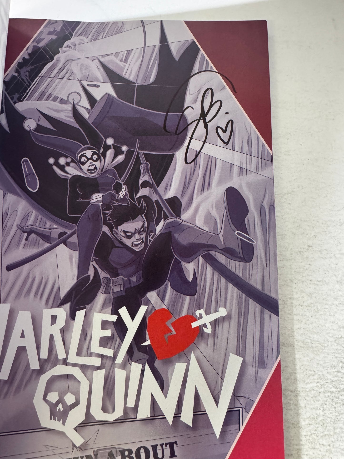 HARLEY QUINN Vol 3 Clown About Town TPB  SIGNED by Sweeney Boo