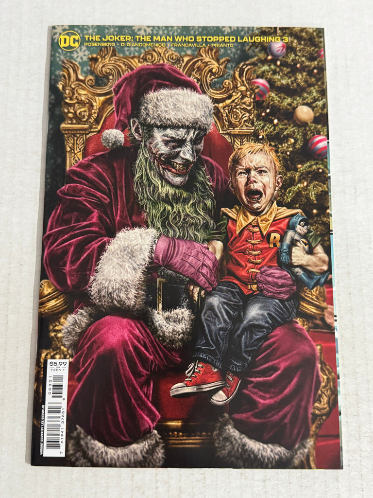 JOKER The Man Who Stopped Laughing #3 NM Lee Bermejo Variant