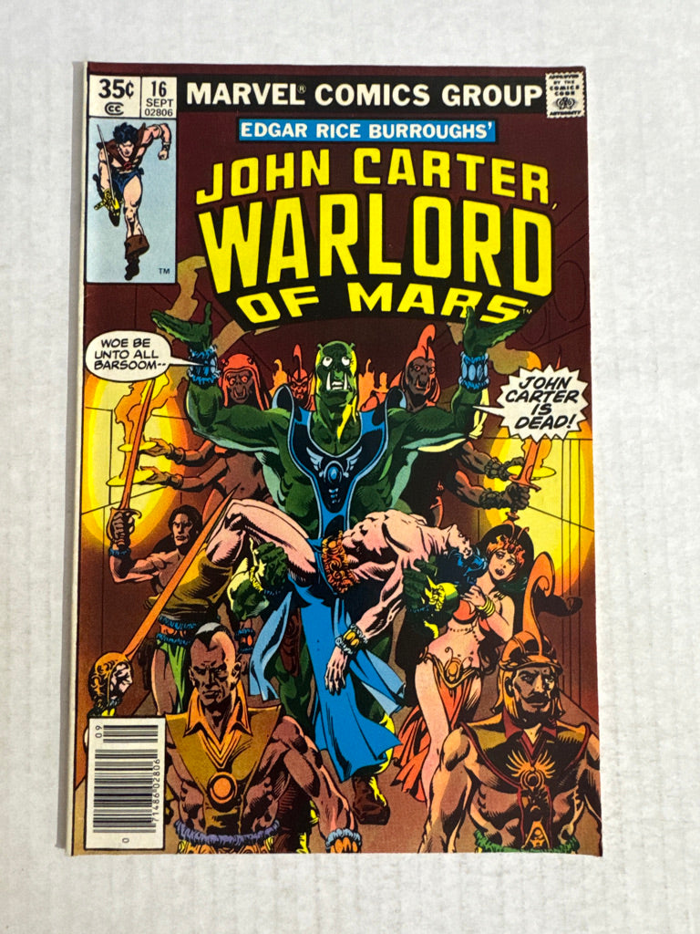 JOHN CARTER WARLORD OF MARS #16 VF