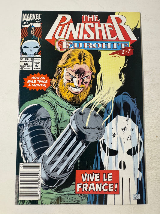 PUNISHER #65 Vol 2 VF+ NEWSSTAND