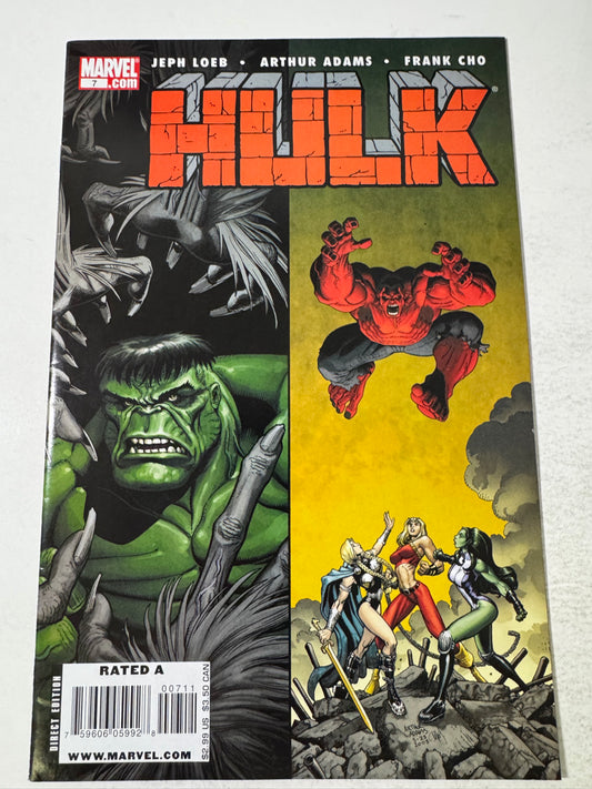 HULK #7 VF Arthur Adams Cover