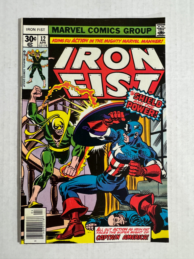 IRON FIST #12 FN+ John Byrne Cover
