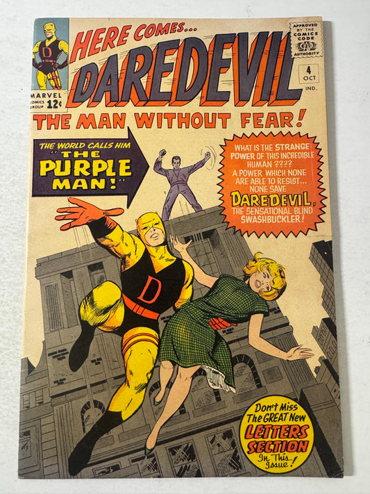DAREDEVIL #4 FN+ 1ST APPEARANCE